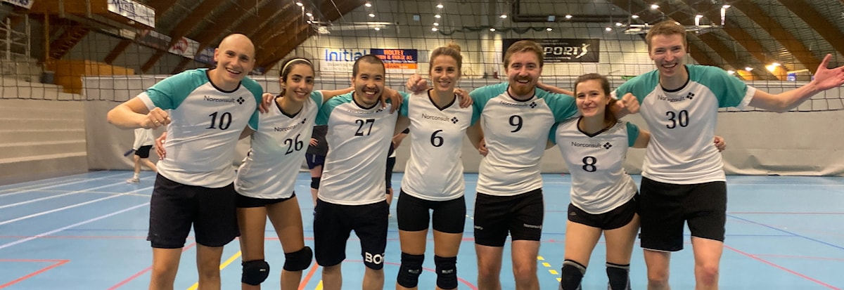 Volleyballturnering i klasse Begynner mix